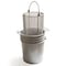 Anysizebasket Dip and Drain Basket: 9-1/2Dia. x 12H, 304 SS, Mesh: 4 x .032 Basket Only DND-095RND120-C04S - alternate 1